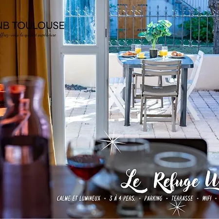 - Refuge Urbain - Clim - Terrasse - Parking - Wifi - Proche Transports Apartmán