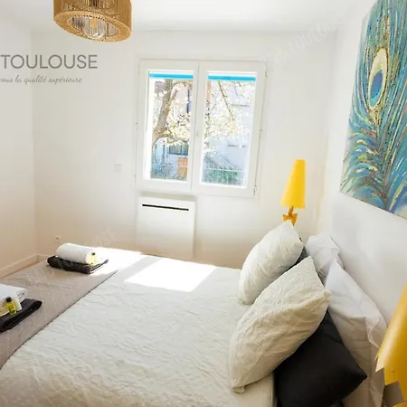 Apartmán - Refuge Urbain - Clim - Terrasse - Parking - Wifi - Proche Transports Toulouse